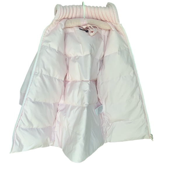 Lili GAUFRETTE WINTER LONG COAT WITH ZIPPER AND HIDDEN NYLON HOOD SZ: 6 - Picture 3 of 5